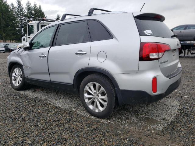 5XYKUDA74EG456830 - 2014 KIA SORENTO EX SILVER photo 2