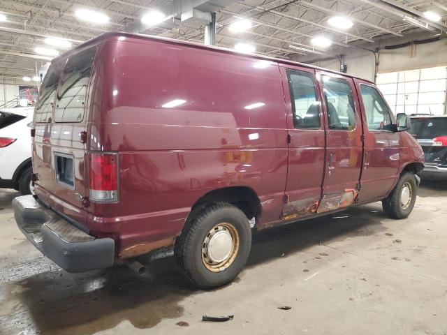 1FTRE14293HA27231 - 2003 FORD ECONOLINE E150 VAN RED photo 3