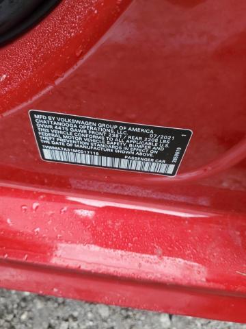 1VWMA7A31MC017116 - 2021 VOLKSWAGEN PASSAT R-LINE Rot Foto 12