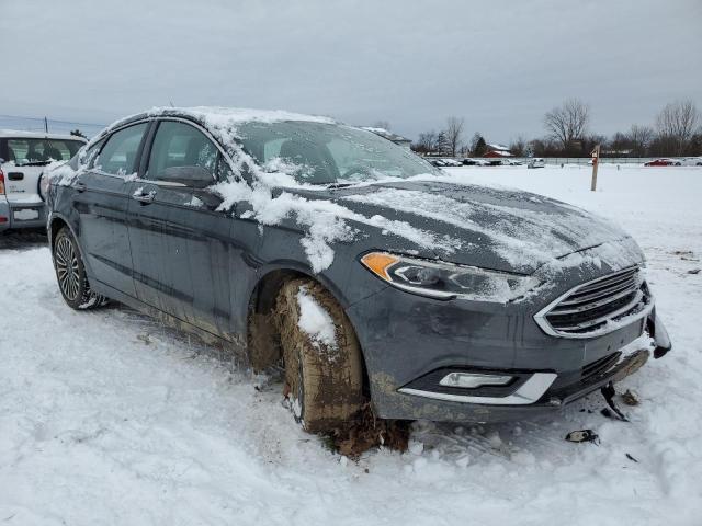 3FA6P0HD3HR240979 - 2017 FORD FUSION SE GRAY photo 4