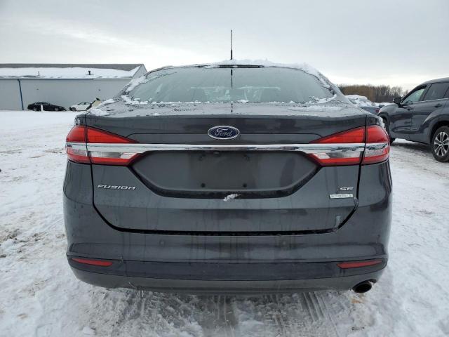 3FA6P0HD3HR240979 - 2017 FORD FUSION SE GRAY photo 6