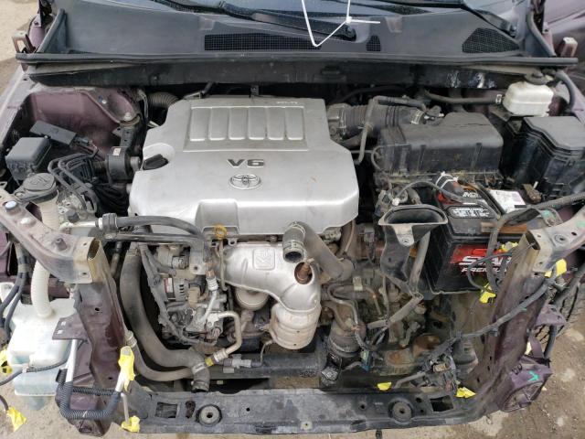 5TDBK3EHXBS069572 - 2011 TOYOTA HIGHLANDER BASE Бордовый фото 11