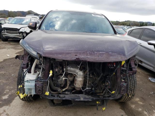 5TDBK3EHXBS069572 - 2011 TOYOTA HIGHLANDER BASE Бордовый фото 5