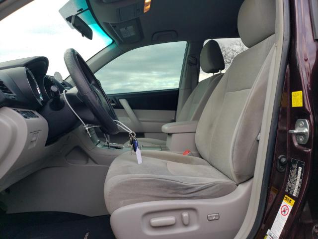 5TDBK3EHXBS069572 - 2011 TOYOTA HIGHLANDER BASE Бордовый фото 7