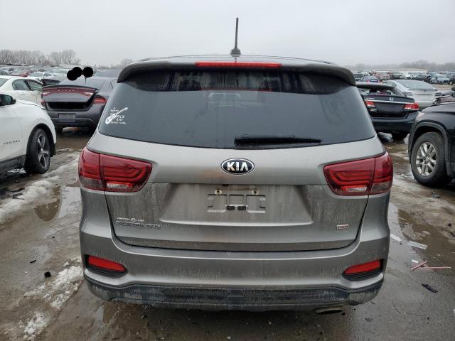 5XYPG4A31KG540951 - 2019 KIA SORENTO L SILVER photo 6