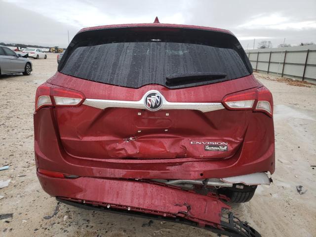 LRBFXCSA7KD018258 - 2019 BUICK ENVISION ESSENCE MAROON photo 6