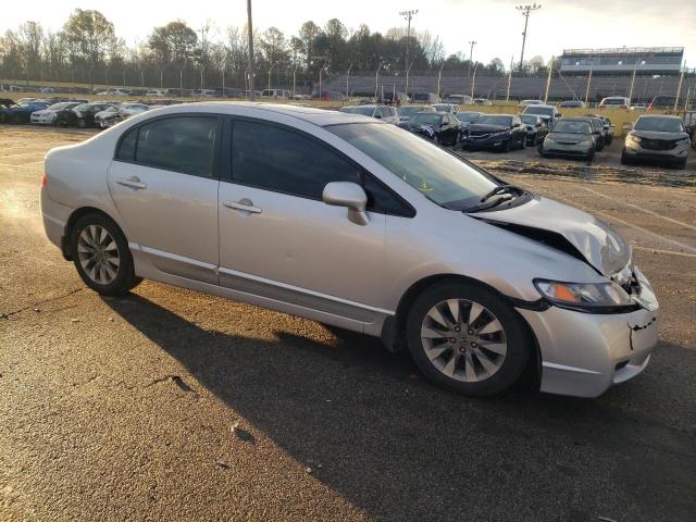 2HGFA1F91AH555511 - 2010 HONDA CIVIC EXL SILVER photo 4