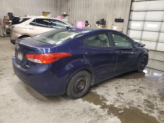 5NPDH4AE4DH411616 - 2013 HYUNDAI ELANTRA GLS BLUE photo 3