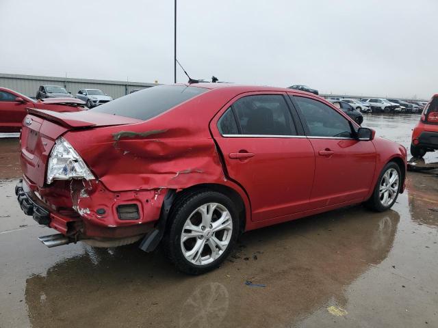 3FAHP0HA8CR283365 - 2012 FORD FUSION SE RED photo 3