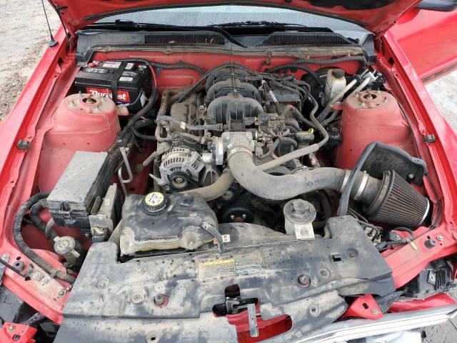 1ZVHT80N695115400 - 2009 FORD MUSTANG RED photo 11