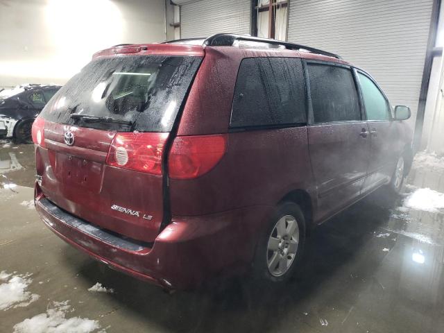 5TDZK23C78S212924 - 2008 TOYOTA SIENNA CE BURGUNDY photo 3