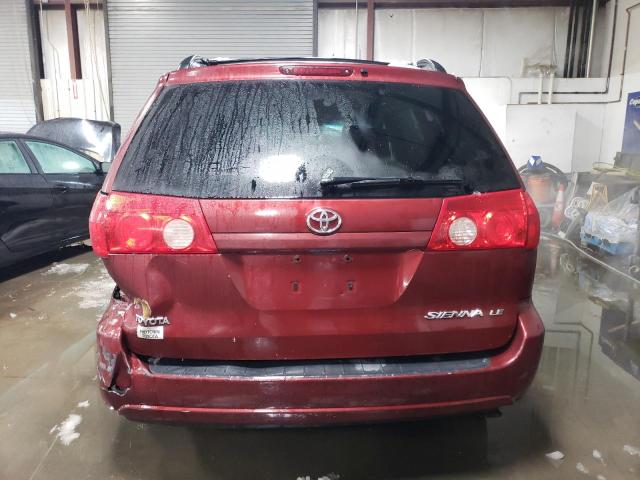 5TDZK23C78S212924 - 2008 TOYOTA SIENNA CE BURGUNDY photo 6