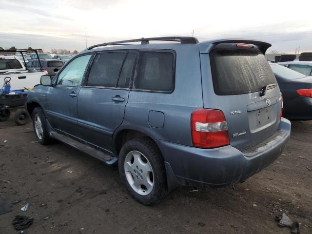 JTEEP21A640060760 - 2004 TOYOTA HIGHLANDER BLUE photo 2