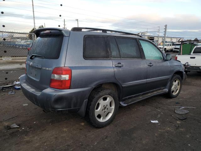 JTEEP21A640060760 - 2004 TOYOTA HIGHLANDER BLUE photo 3