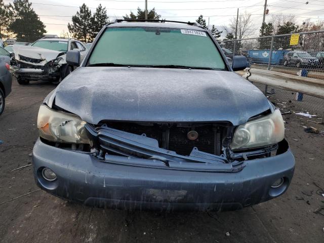 JTEEP21A640060760 - 2004 TOYOTA HIGHLANDER BLUE photo 5