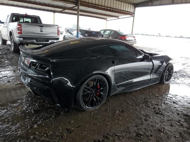 1G1YS2D6XK5602975 - 2019 CHEVROLET CORVETTE Z06 2LZ BLACK photo 3