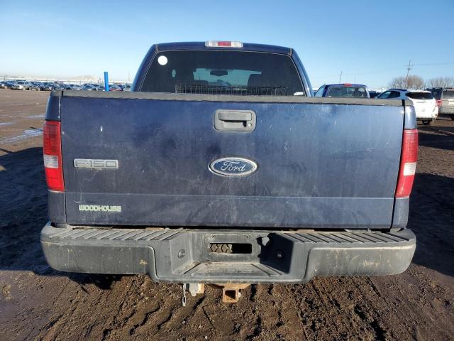 1FTPW14525KC54958 - 2005 FORD F150 SUPERCREW BLUE photo 6