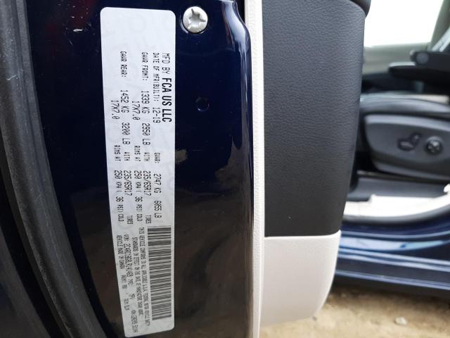 2C4RC1BG8LR141469 - 2020 CHRYSLER PACIFICA TOURING L BLUE photo 13