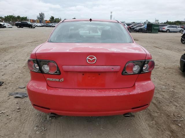 1YVHP80C385M01106 - 2008 MAZDA 6 I RED photo 6