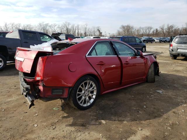 1G6DS5ED6B0144338 - 2011 CADILLAC CTS PREMIUM COLLECTION RED photo 3