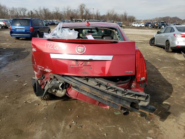 1G6DS5ED6B0144338 - 2011 CADILLAC CTS PREMIUM COLLECTION RED photo 6