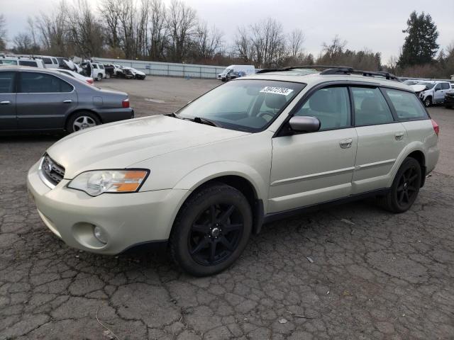 4S4BP62C567331084 - 2006 SUBARU LEGACY OUTBACK 2.5I LIMITED GOLD photo 1