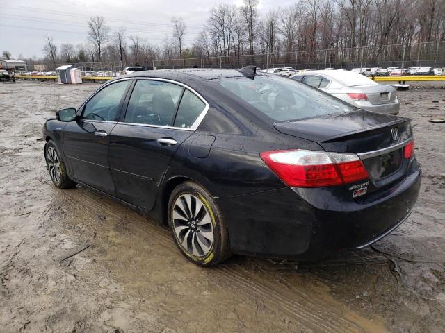 1HGCR6F51EA004179 - 2014 HONDA ACCORD HYBRID EXL BLACK photo 2