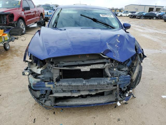 3FA6P0G79GR382747 - 2016 FORD FUSION S BLUE photo 5