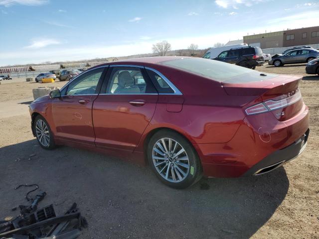 3LN6L5C97JR623640 - 2018 LINCOLN MKZ SELECT RED photo 2