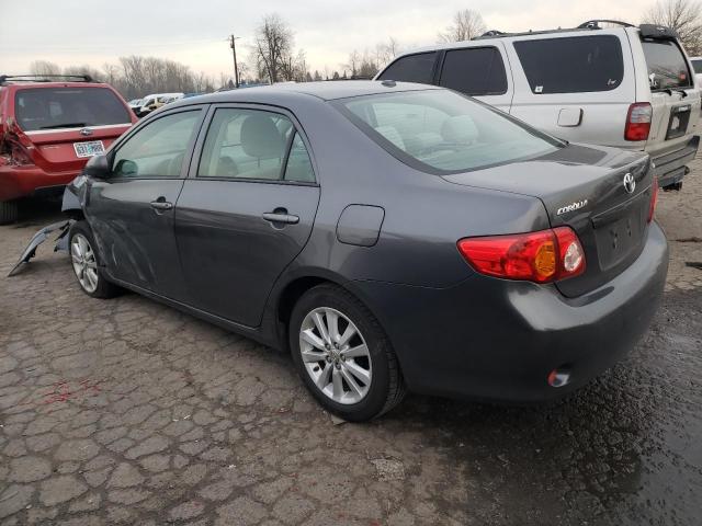 JTDBL40EX9J038569 - 2009 TOYOTA COROLLA BASE GRAY photo 2