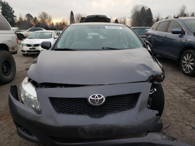 JTDBL40EX9J038569 - 2009 TOYOTA COROLLA BASE GRAY photo 5