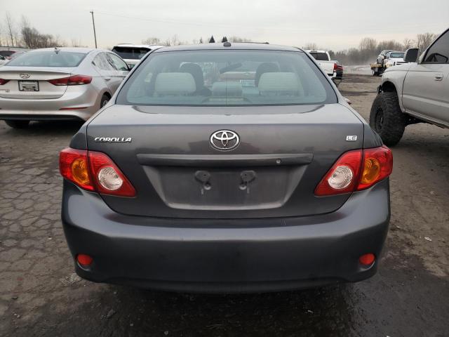 JTDBL40EX9J038569 - 2009 TOYOTA COROLLA BASE GRAY photo 6