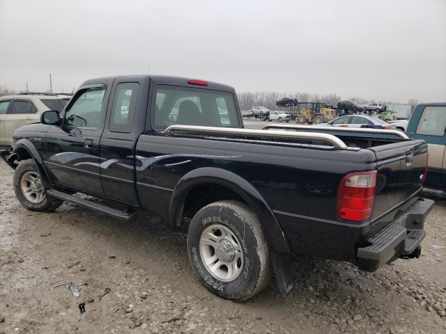 1FTYR44VX3TA01620 - 2003 FORD RANGER SUPER CAB BLACK photo 2