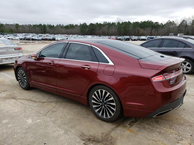 3LN6L5HC1HR600272 - 2017 LINCOLN MKZ BLACK LABEL BURGUNDY photo 2