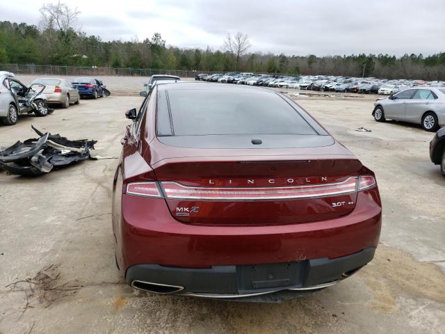 3LN6L5HC1HR600272 - 2017 LINCOLN MKZ BLACK LABEL BURGUNDY photo 6