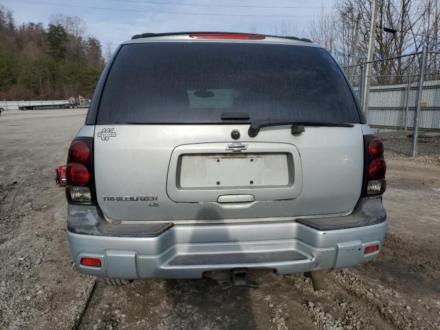 1GNDT13S172219258 - 2007 CHEVROLET TRAILBLAZE LS SILVER photo 6