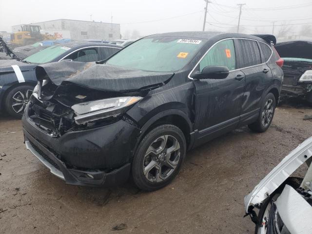 5J6RW2H56KL017320 - 2019 HONDA CR-V EX BLACK photo 1