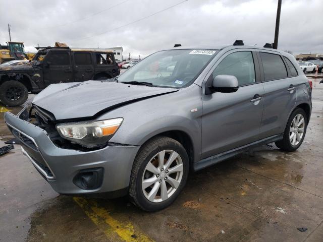 4A4AP3AU7DE007922 - 2013 MITSUBISHI OUTLANDER ES GRAY photo 1