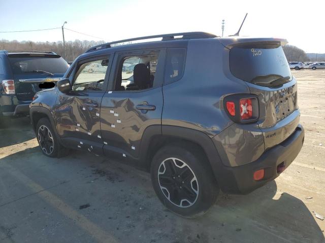 ZACCJBCB3HPG54533 - 2017 JEEP RENEGADE TRAILHAWK BLACK photo 2