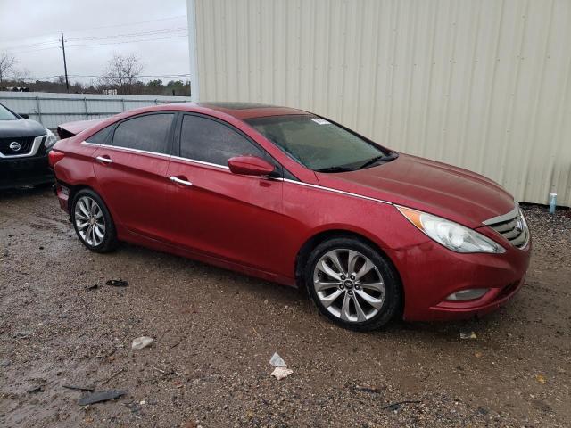 5NPEC4ACXBH054439 - 2011 HYUNDAI SONATA SE RED photo 4