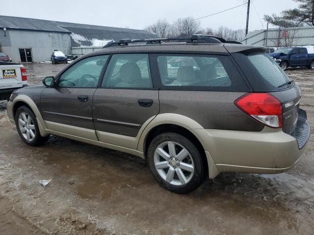 4S4BP61C987354596 - 2008 SUBARU OUTBACK 2.5I BROWN photo 2