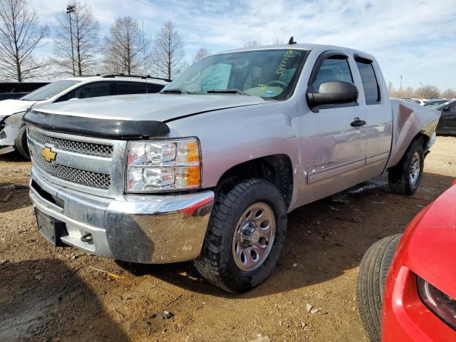 1GCRKREA2CZ257166 - 2012 CHEVROLET SILVERADO K1500 LS SILVER photo 1