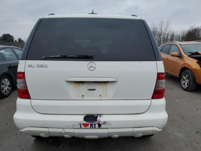 4JGAB54E63A386984 - 2003 MERCEDES-BENZ ML 320 WHITE photo 6