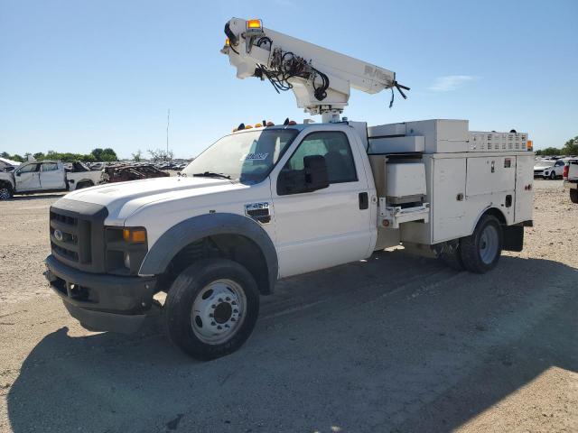 1FD4F46Y78EE09661 - 2008 FORD F450 SUPER DUTY WHITE photo 1