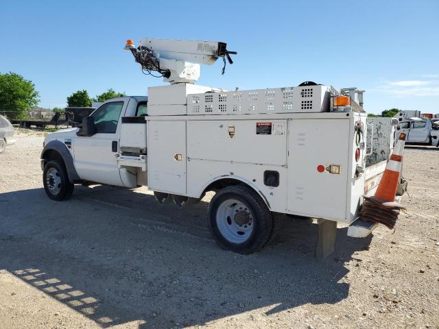 1FD4F46Y78EE09661 - 2008 FORD F450 SUPER DUTY WHITE photo 2