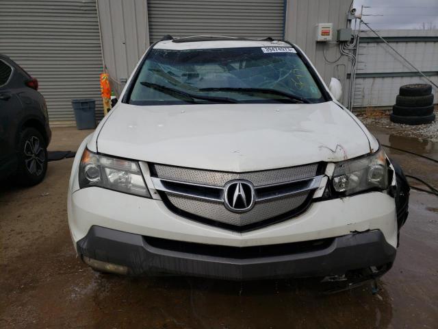 2HNYD28327H520590 - 2007 ACURA MDX TECHNOLOGY WHITE photo 5