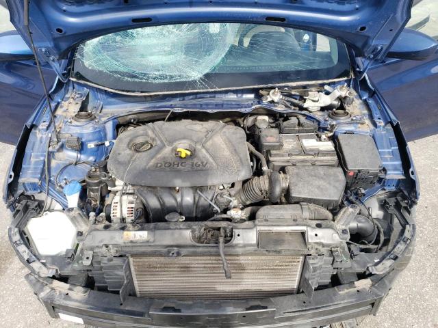 5NPDH4AE3GH781685 - 2016 HYUNDAI ELANTRA SE BLUE photo 11