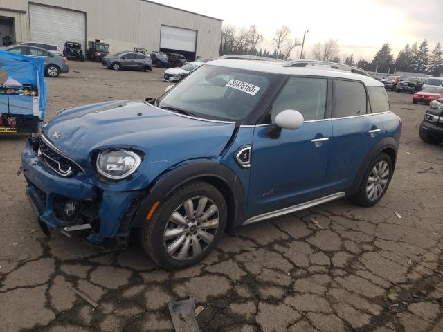 WMZYT5C53K3G91401 - 2019 MINI COOPER S COUNTRYMAN ALL4 BLUE photo 1