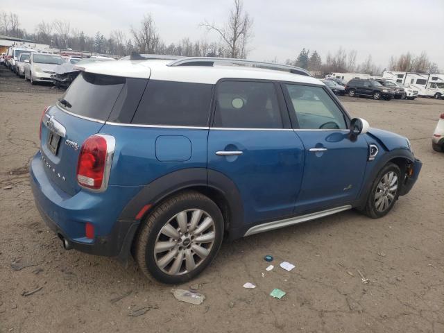 WMZYT5C53K3G91401 - 2019 MINI COOPER S COUNTRYMAN ALL4 BLUE photo 3