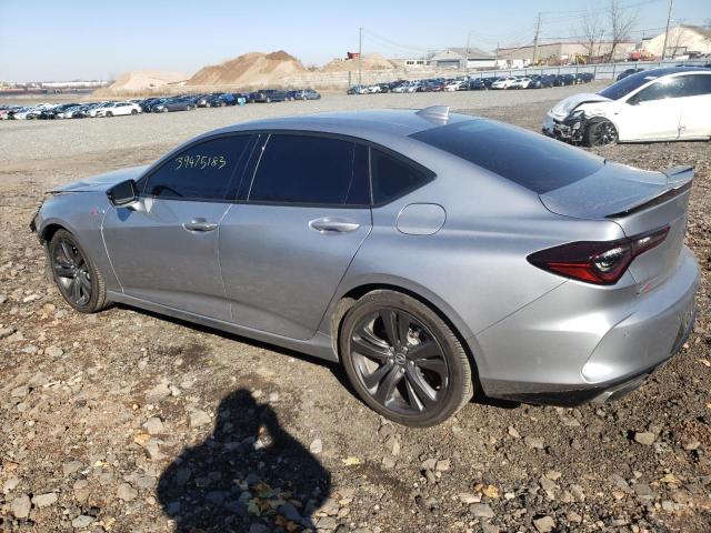 19UUB5F51MA014700 - 2021 ACURA TLX TECH A SILVER photo 2